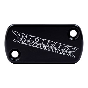 FRONT BRAKE MASTERCYLINDER COVER HONDA/KAWASAKI BLACK (R)